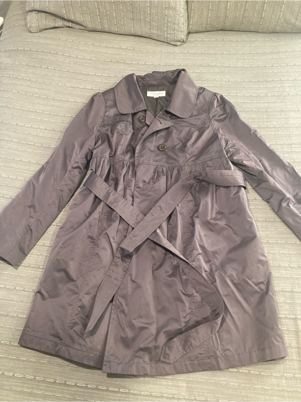Sage/Olive Maternity Jacket with Belt